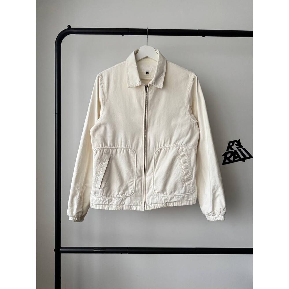 Ganryu Comme des Garcons Beige Cotton Zip Jacket